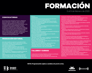 C FORMACIÓN del 3 al 9 de febrero-01